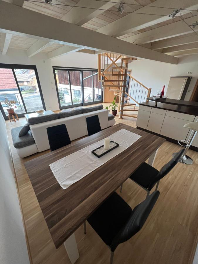 Ferienwohnung Mit Balkon Oberelsbach Luaran gambar